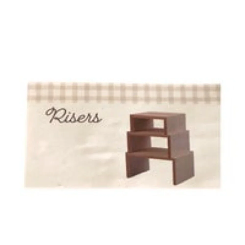 Target Set of 3 Wood Risers For Displays Decor Farmhouse